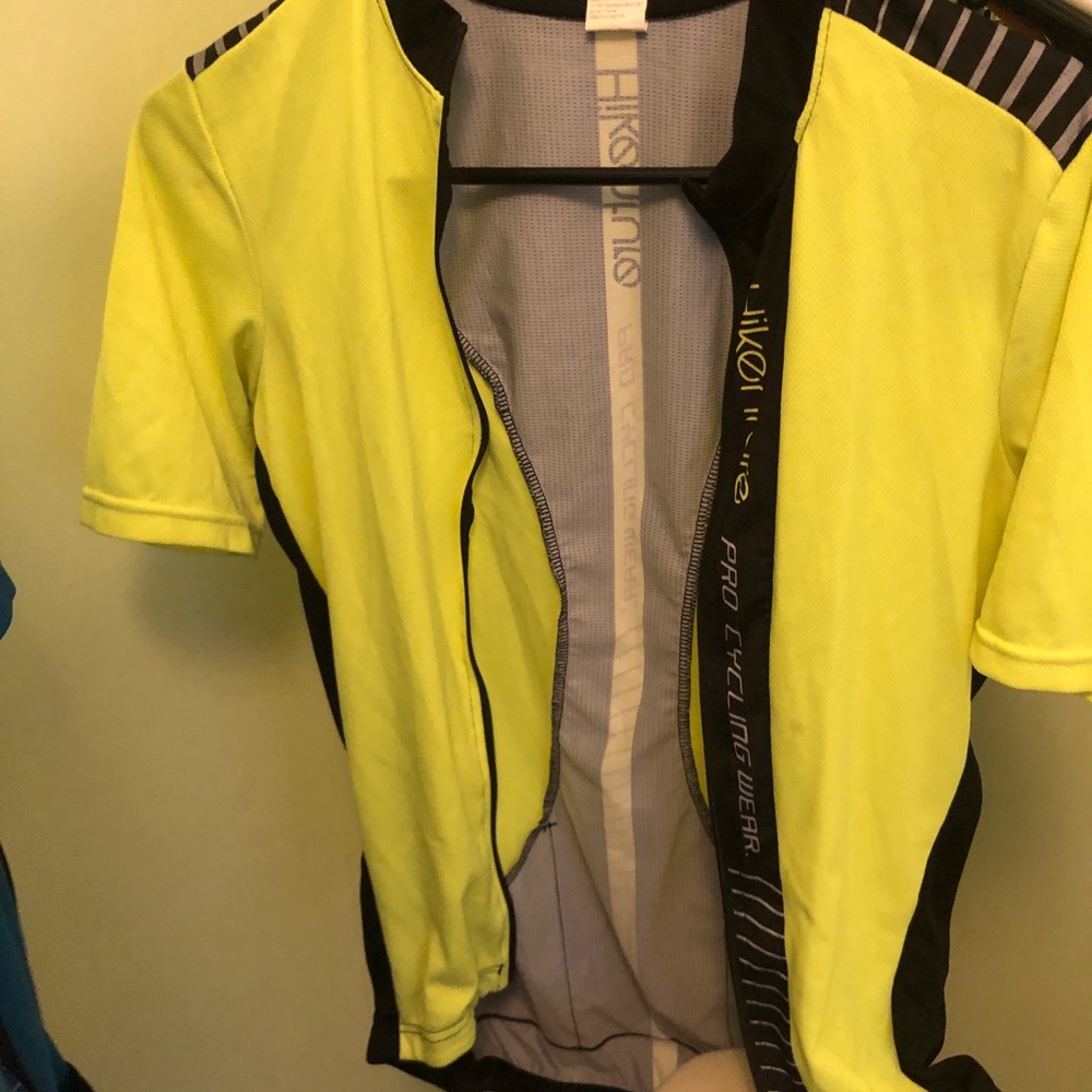 Yellow and Black Cycling Jersey